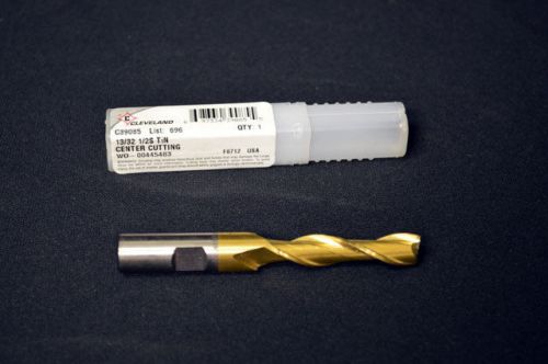 Cleveland c39085 square end mill / 2 flute / hss / 13/32 center cutting for sale