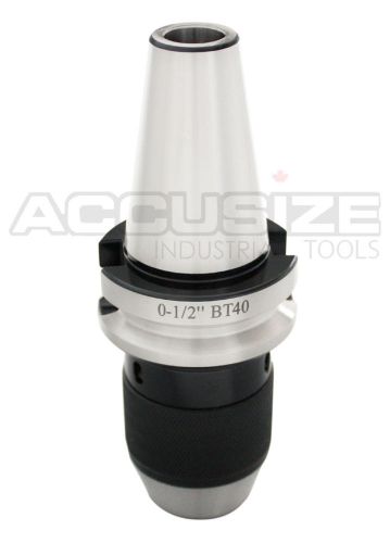0-1/2&#039;&#039; bt40 cnc integral keyless drill chuck, accuracy 0.002&#039;&#039;, #0222-0990 for sale