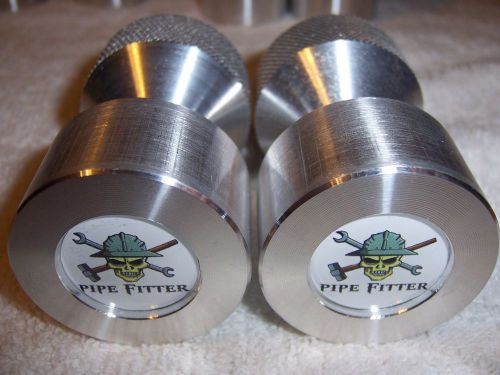 Two hole pins custom pipefitter!! 2 hole flange pins 1/2&#034; to 1-5/8&#034; knurled for sale