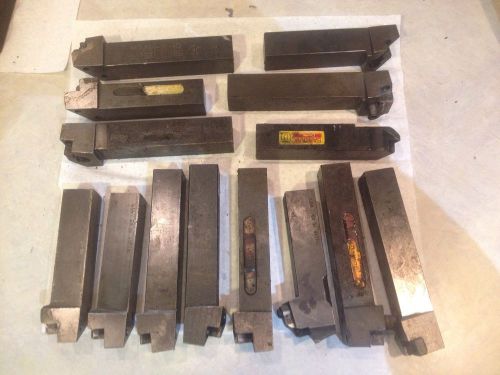 Mixed Lot Lathe Tool Holders With 1&#034; Tall Shank. They All Need Repair