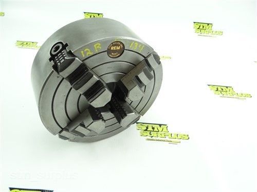 ITALY 8&#034; 4 JAW PRECISION LATHE CHUCK W/ D1-4 BACK