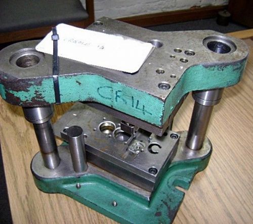 Stamping press product tool and die set to make creole earrings for jewelry for sale