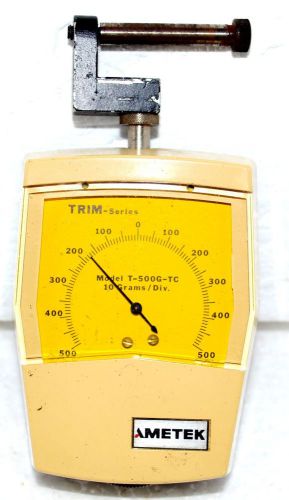 Ametek trim series t-500g-tc mechanical force gauge 500 g for sale