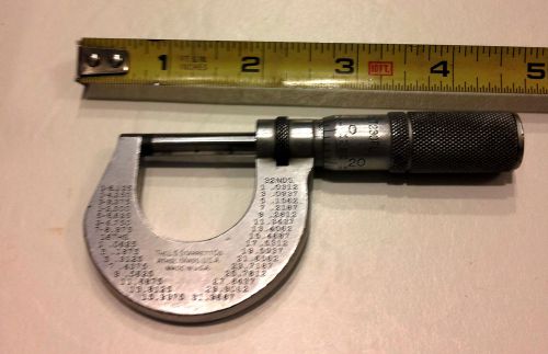 Starrett T230FL Micrometer Machine Tool Vintage - Excellent Thimble Friction