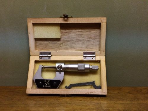 Ratchetstop Micrometer 0 - 1&#034;x 0.0001&#034; Outside Micrometer