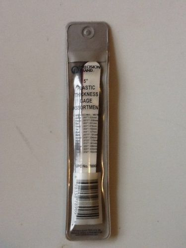 Precision brand 13 blade plastic thck gage sets 78905 .001&#034;~.030&#034;(.025mm~.762mm) for sale