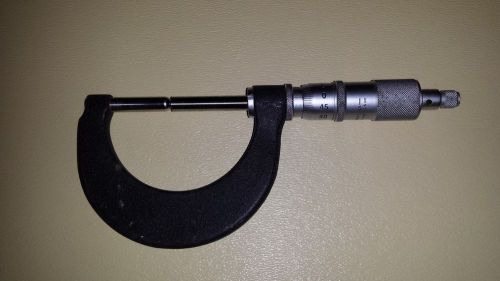 Scherr-tumico 0-25 mm spherical face &amp; flat face micrometer for sale