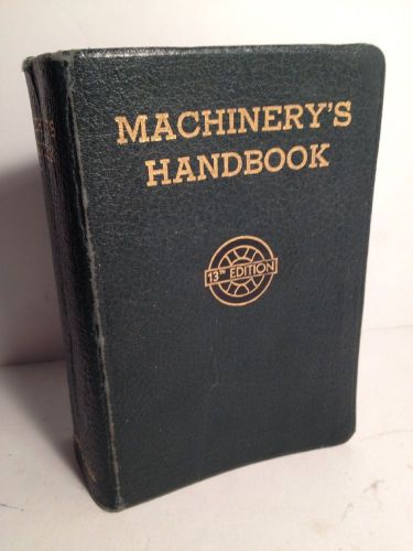 Vintage 1946 Machinery&#039;s Handbook by The Industrial Press - 1911 Complete Pages