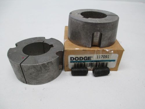 Lot 2 new dodge 117091 2012 x 1-3/8 taper lock 1-3/8in steel bushing d299581 for sale