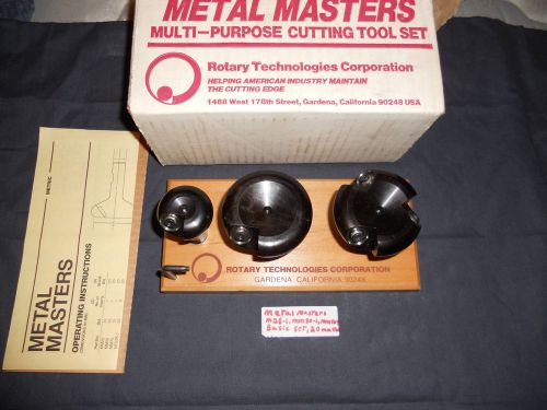 Rotary tech., multi-purpose face or flycutting , basic,3pc.set for sale