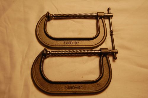 Pair of 6&#034; C Clamps 1460