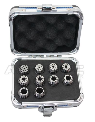 1mm to 10 mm by 1 mm er-16 collet 10 pcs/set in fitted aluminium box, #3350-0582 for sale