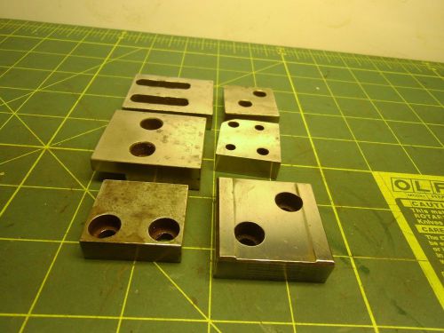 VISE JAW MISC MATERIAL STOPS (QTY 6) 1-1/8 X 1-1/4 TO 1-1/2 X 1-25/32 #52782