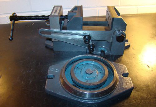 PALMGREN, 9611405, 4&#034; Industrial Angle Vise, 0- 90° Angles, Square Jaws, /KT3/