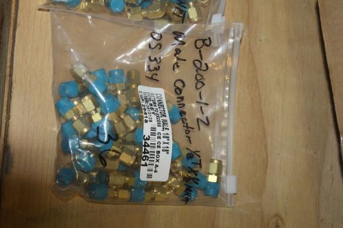Lot of 36 new swagelok b-200-1-2 connectors for sale