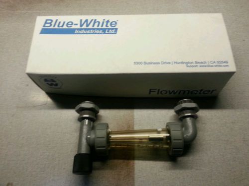 Blue white industries flowmeter model f-44750la-12 for sale