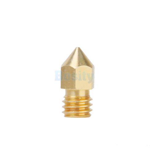 0.2mm copper extruder nozzle print head for 1.75mm makerbot mk8 3d printer for sale