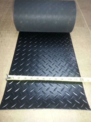Diamond rubber matting roll  12&#034; wide x 20/25 ft long for sale