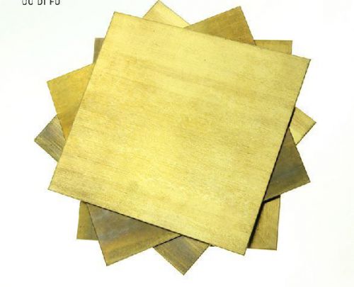 1pcs Brass Metal Sheet Plate 0.5mm x 100mm x 100mm