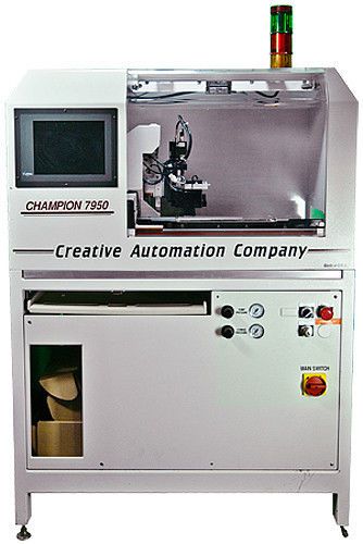Cac creative automation champion 7950 automatic dispensing conveyor system for sale