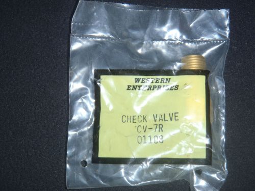 Western Enterprises Check Valve CV-7R 01108