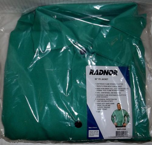 Radnor 64054964 Lightweight Cotton 30&#034; Flame-Retardant Jacket Size 2XL