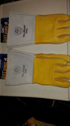 2 pair . Tillman 850 L welding gloves. Premium elkskin.  Size large. Insulated.
