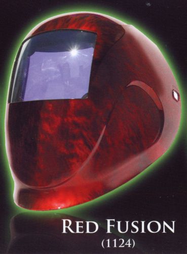 Python Red Fusion Auto-Dark Welding Helmet-Var SH9-13