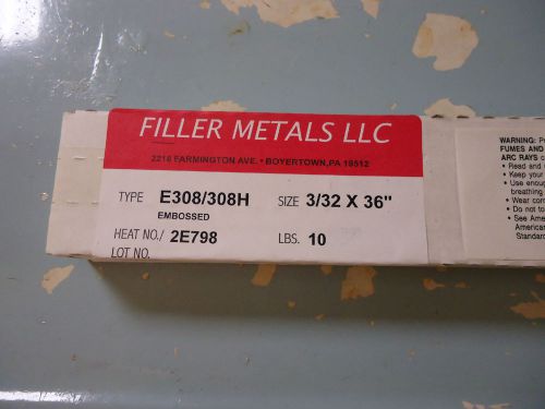 Er308 3/32 x 36 stainless steel tig filler 308/308h 1# package for sale