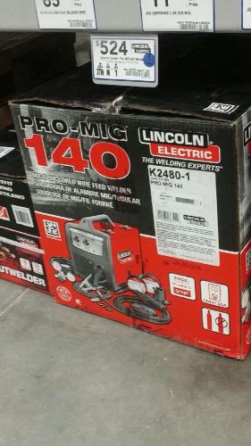 NEW Lincoln Electric 140 PRO-MIG Flux-Cored Wire Feed Welder MODEL K2480-1 -