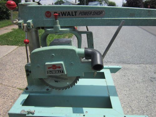 Vintage Dewalt 925 Radial Arm Saw  with Stand Extreamly good condition