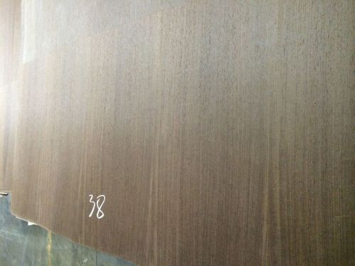 Wood Veneer Wenge 49x23 1pcs total 10Mil Paper Backed  &#034;EXOTIC&#034; RKO 38