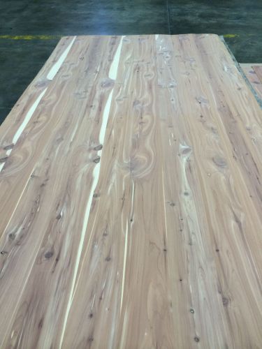 Wood veneer aromatic cedar 48x98 1pc total 10mil paper backed &#034;exotic&#034; 516.4 for sale