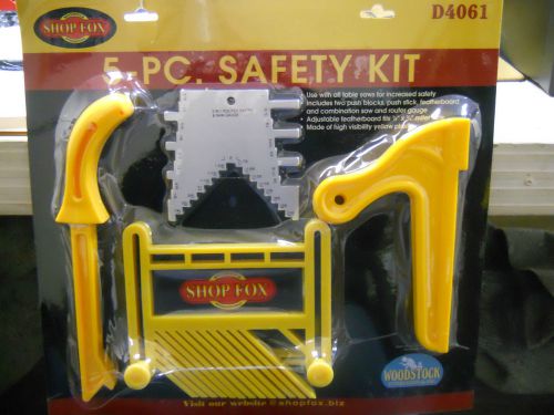 New! 5 piece Safety Kit / Shop Fox D4061