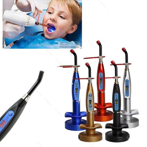 Dentist dental #a 5w wireless cordless led curing light lamp 1500mw 3model black for sale