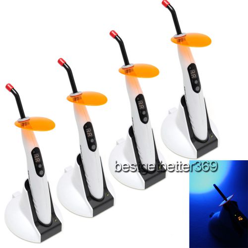 4 dental wireless cordless led curing light lamp 1400 mw us stock for sale