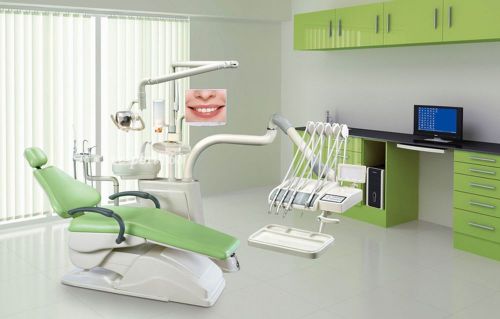 1PC Controlled Integral Dental Unit Chair FDA CE approved D4 Model(Hard Leather)