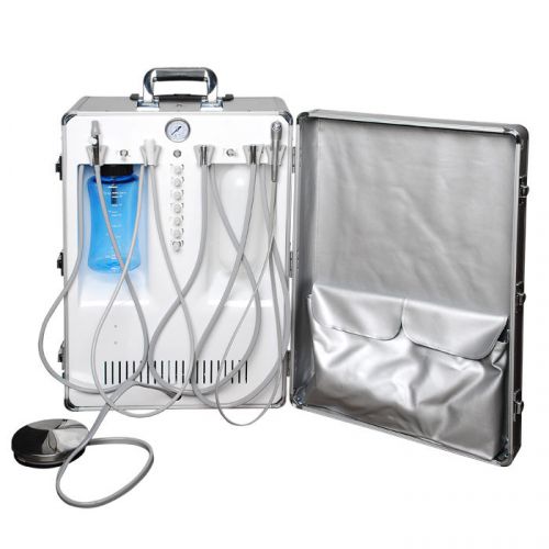 Portable dental turbine delivery unit air compressor lab equipment for sale