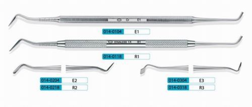 10 PCS KangQiao Dental Instrument Amalgam Carvers R2 (6.5mm round handle)