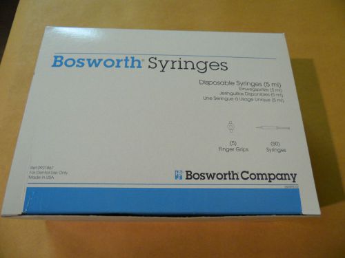 BOSWORTH DISPOSABLE SYRINGES 5ml BOX OF 50