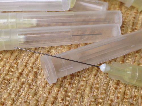 Dental Irrigation Needle Tips 30ga white 100/pack notched purple endo Syringes