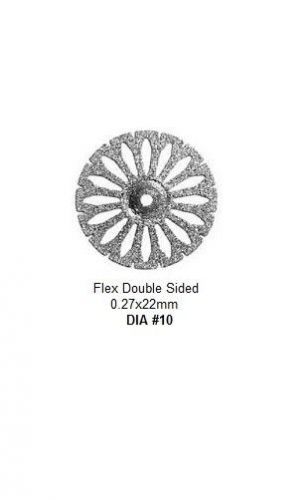 Diamond discs 0.27x22 flex double sided  6pcs for sale