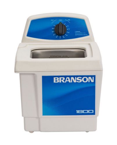 Bransonic M1800 Ultrasonic Cleaner .5 Gal Mechanical Timer 5 1/2&#034;L x 6&#034;W x 4&#034;D