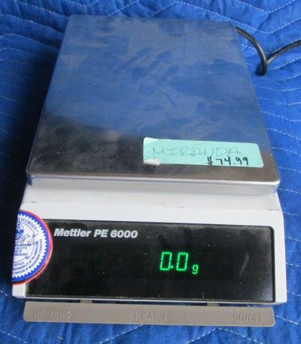 Mettler PE 6000 Lab Scale Balance