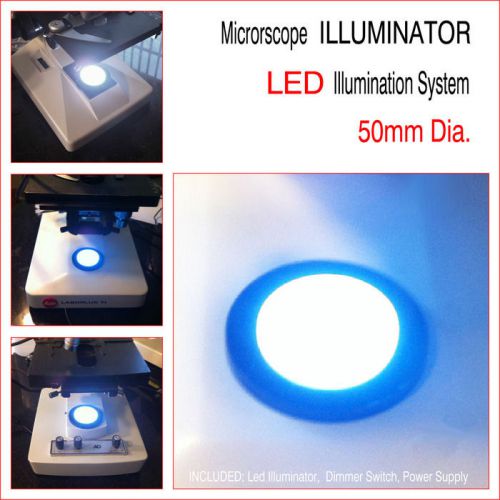 Compound Microscope LED  Understage Iluminator 50mm US/EU