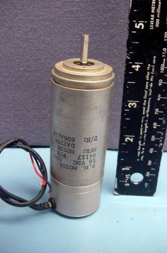New, heavy duty 16vdc, 7,000 rpm motor for automation, robotics, motion control for sale
