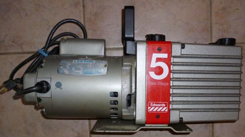 Edwards E2M5 5 Two Stage Mechanical Vacuum Pump For parts or not working