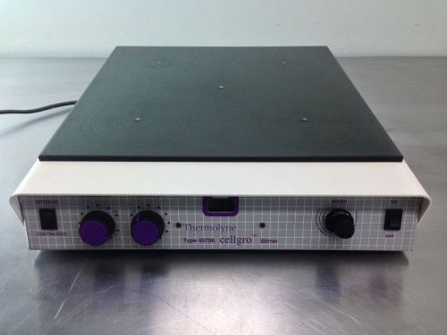 Thermolyne 45700 magnetic stirrer 5 place comes w warranty video in description for sale