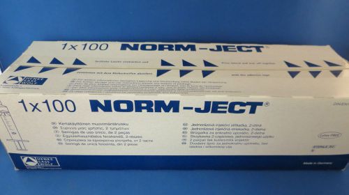 Norm-ject plastic syringe luer lock 5 ml pk/100  #4050.x00v0 for sale