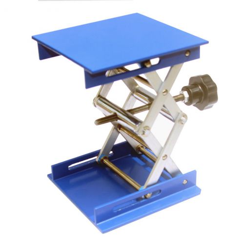 4x4&#034; aluminum lab-lift lifting platforms stand rack scissor lab jack lab-lifting for sale